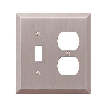 Livewire 163TDBN 1 Toggle 1 Duplex Wall Plate Brushed Nickel LI149119